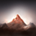 A glowing mountain.