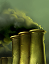 A set of smokestacks.
