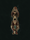 An evil looking ship.