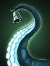 A tentacle holding a bell.