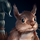 A strange squirrel.
