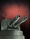 Several cannons.