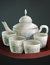 A fine tea set.
