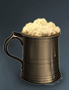 A pint of beer.