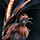 A bird with strikingly colored feathers.