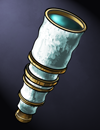 A beautiful, white telescope.
