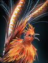A red bird.