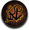 A sigil in a strange language.