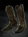 A pair of Iguana-Skin Boots.