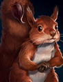 A Quizzical Squirrel.
