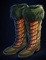 A pair of Vigilant Chitin-Fur Boots.